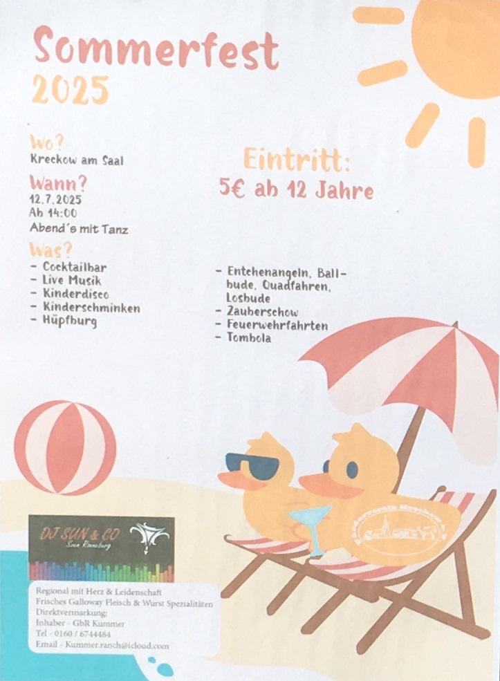 Dorffest Plakat